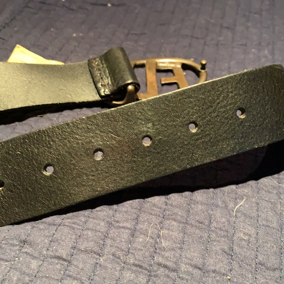 Fly London Black Yves Leather Belt - Picture 5 of 6